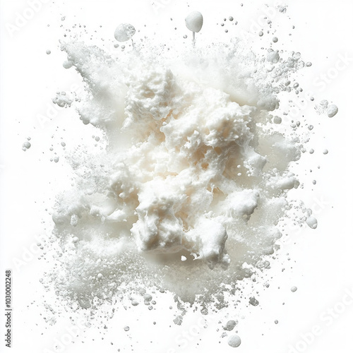 Shaving Foam Isolated