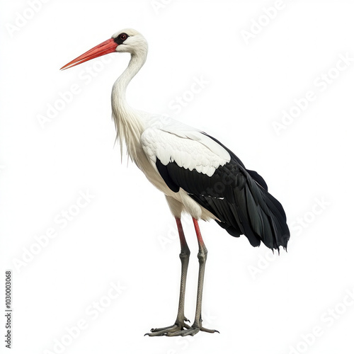 Stork Isolated