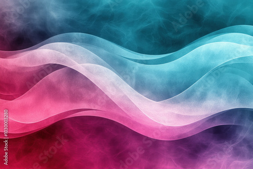 Surreal Image Of Light Wave...