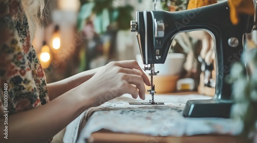 Local Seamstress Diligently...