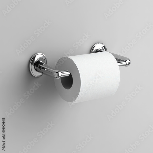Toilet Paper Roll Isolated