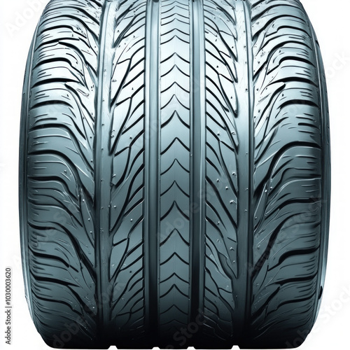 Tire Tread Isolated
