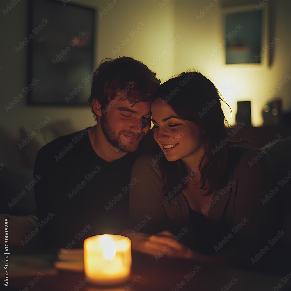 couple at home couple at home