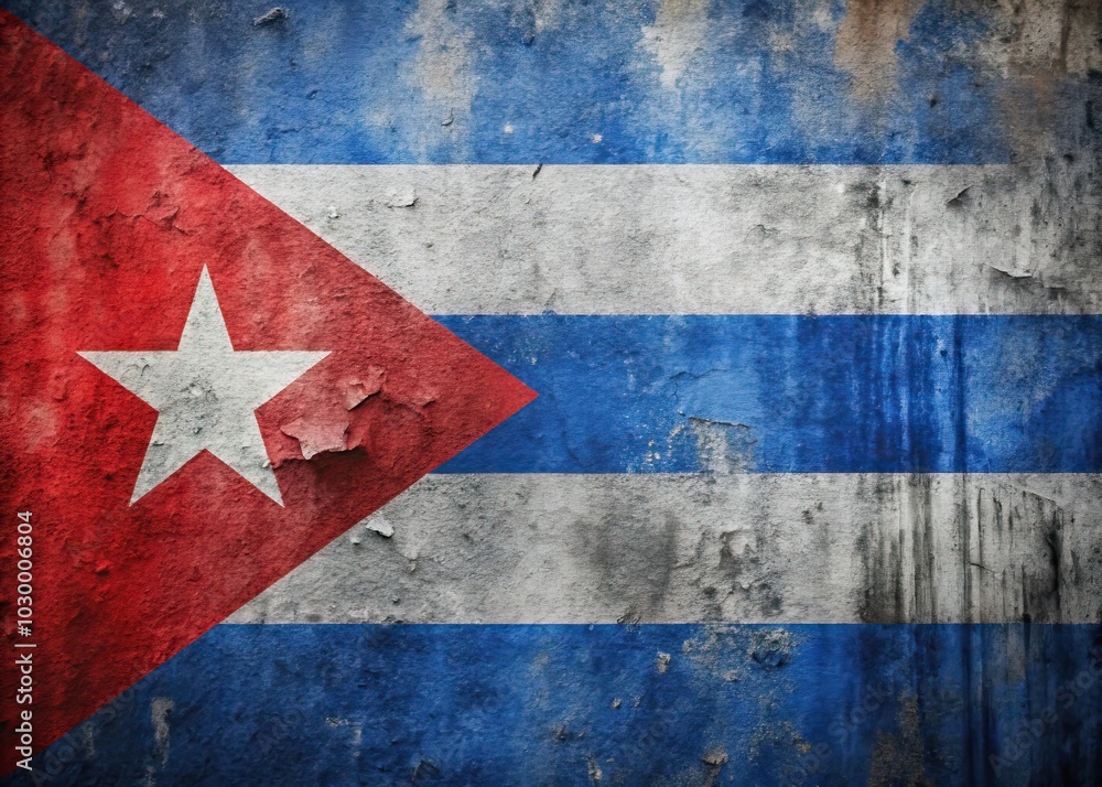 Artistic backgrounds feature a double exposure of the Cuba flag over a textured concrete wall, capturing the vibrant essence of Cuba's identity with a modern twist. Artistic backgrounds feature a double exposure of the Cuba flag over a textured concrete wall, capturing the vibrant essence of Cuba's identity with a modern twist.