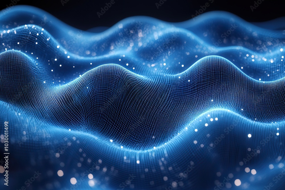 A blue background with a wireframe design displays an intricate pattern of lines. A blue background with a wireframe design displays an intricate pattern of lines.