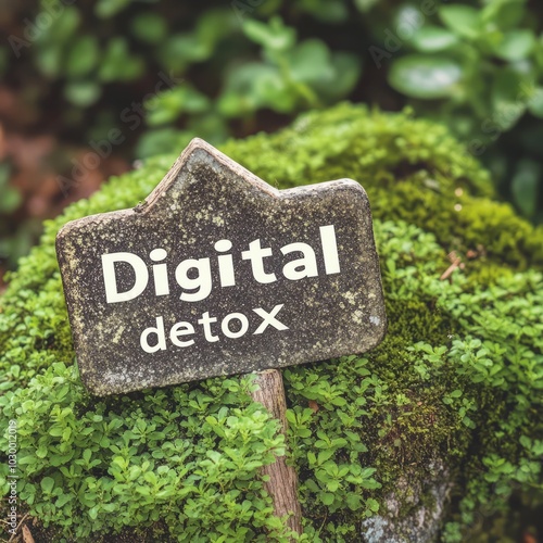 Digital Detox sign photo