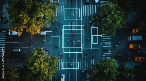 City monitoring with computer vision system recognizing objects and faces to identify threats and intelligently control traffic
