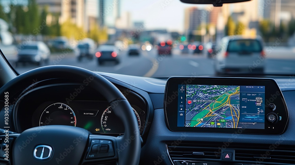 Navigate unfamiliar routes with ease using a traffic-aware navigation system. It provides turn-by-turn guidance and real-time traffic updates, helping you avoid congestion Navigate unfamiliar routes with ease using a traffic-aware navigation system. It provides turn-by-turn guidance and real-time traffic updates, helping you avoid congestion