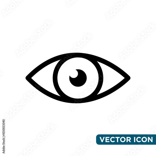 eye icon simple templated