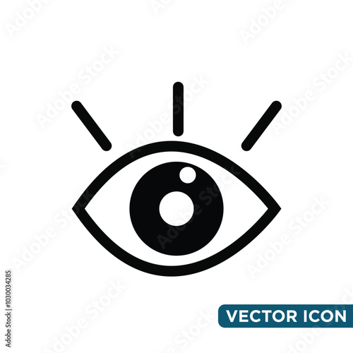 eye icon simple templated