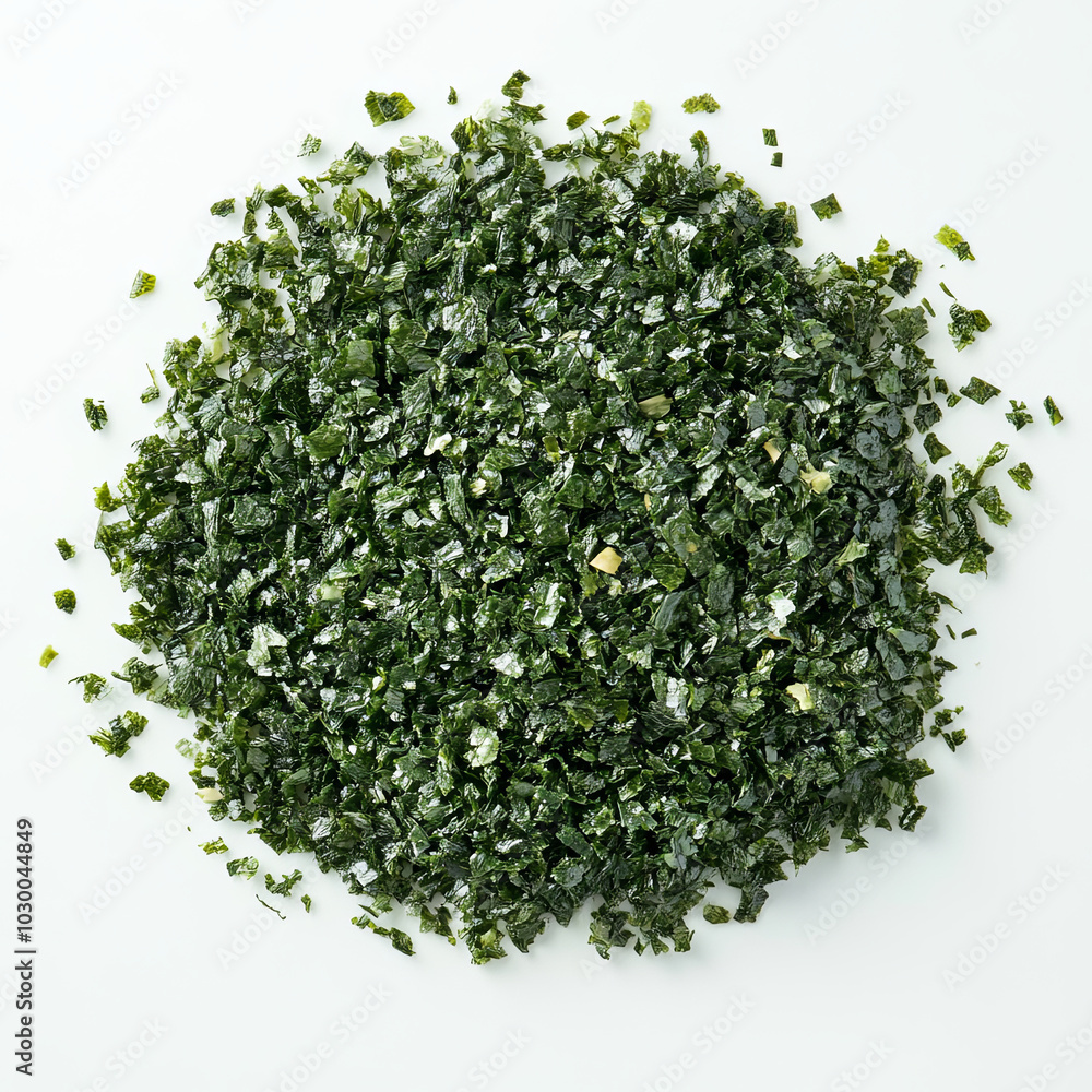 Obraz premium Fresh Seaweed Salad with Sesame Seeds