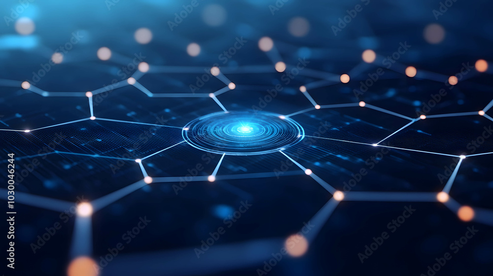A close-up of a glowing node in a digital network, symbolizing the center of information exchange. A close-up of a glowing node in a digital network, symbolizing the center of information exchange.