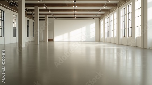 Bright and Spacious Modern Interior Room