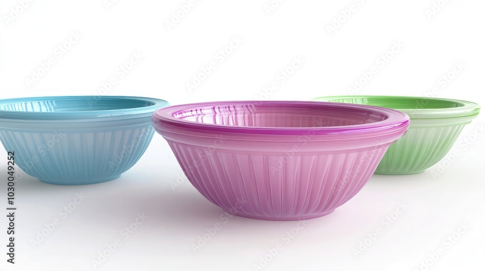 Plastic basin. Stop motion animation. For promotional demonstration of products. Changing the color of plastic basin on a white background. Plastic basin. Stop motion animation. For promotional demonstration of products. Changing the color of plastic basin on a white background.