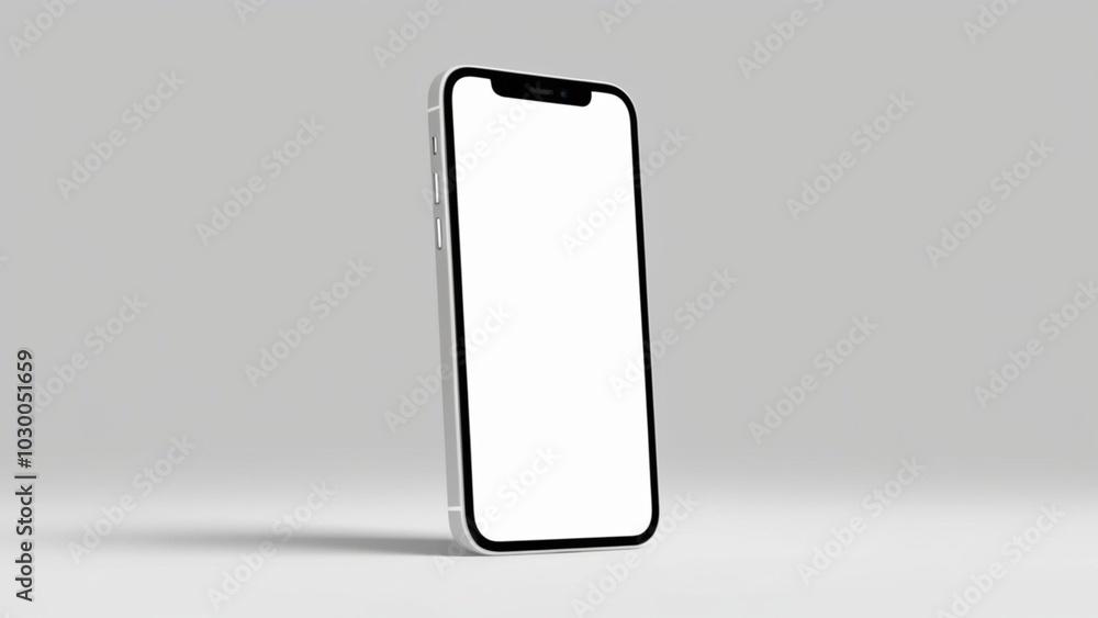 Clean Device Mockup, Blank Screen Display, 3D SmartPhone Mockup Clean Device Mockup, Blank Screen Display, 3D SmartPhone Mockup