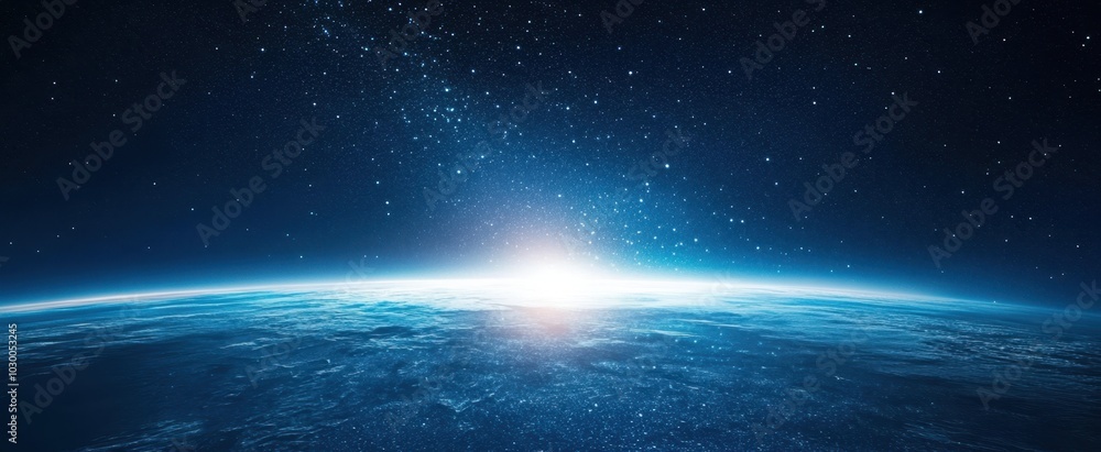 Fototapeta premium The Earth and Stars Above