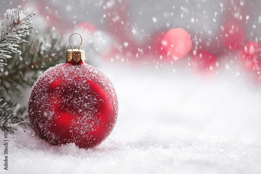Christmas Season Background created with Generative AI Christmas Season Background created with Generative AI