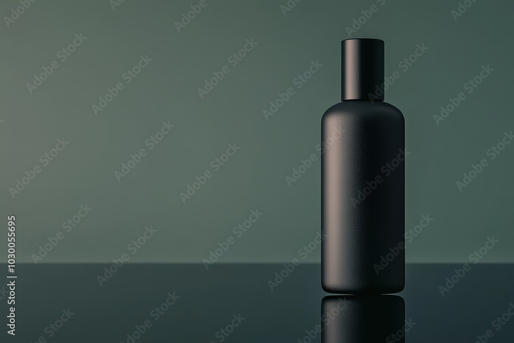 Elegant minimalist perfume bottle with a sleek matte black finish, perfect for modern aesthetics and luxury branding. Elegant minimalist perfume bottle with a sleek matte black finish, perfect for modern aesthetics and luxury branding.