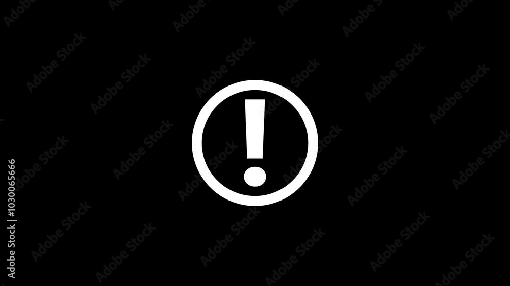 error circle round icon animation. error circle round icon animation.
