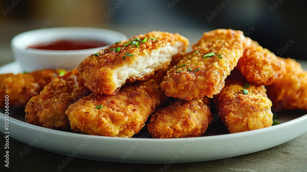 chicken strips, product photography, cheese flavor, white background --ar 16:9 --quality 2 --style raw --stylize 750 --v 6.1 Job ID: 0b351edf-fea6-4b94-9c6b-caa6ab0f8787 chicken strips, product photography, cheese flavor, white background --ar 16:9 --quality 2 --style raw --stylize 750 --v 6.1 Job ID: 0b351edf-fea6-4b94-9c6b-caa6ab0f8787