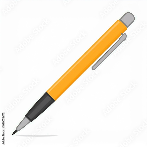 illustration of a pen isolated on white