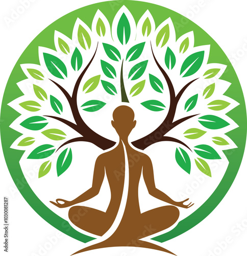 Creative ayurvedic logo design for health services company and online business ad