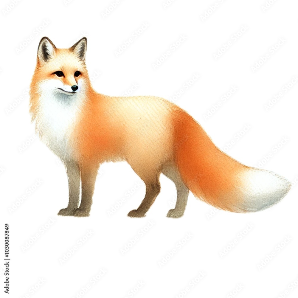 Obraz premium Fox キツネ