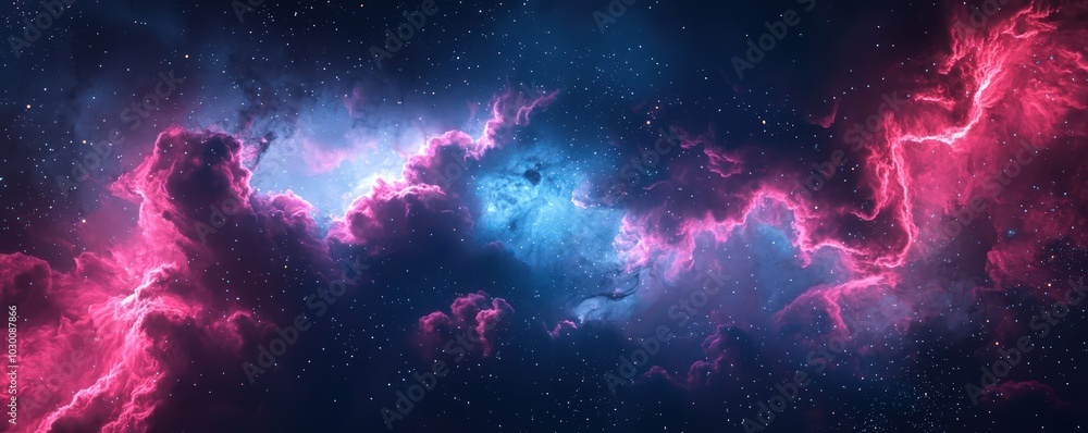 A cosmic nebula blue and pink smoke, suited for digital and space-themed art. A cosmic nebula blue and pink smoke, suited for digital and space-themed art.