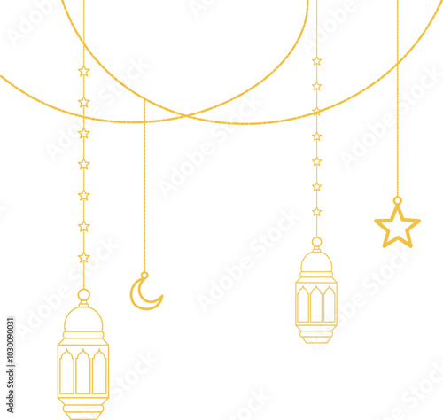 Hanging Islamic Lantern Corner