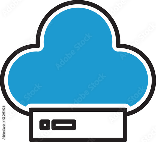 Cloud Server Icon 