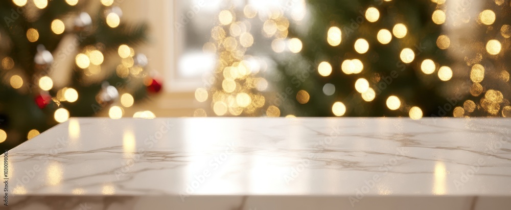 The Marble Tabletop with Bokeh The Marble Tabletop with Bokeh