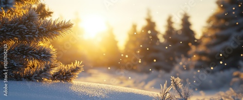 The Forest in Winter Light