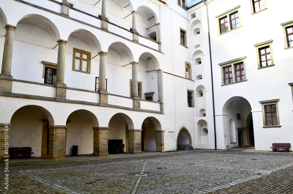 Castle-palace in the Czech Republic Pardubice October 14, 2024 Castle-palace in the Czech Republic Pardubice October 14, 2024