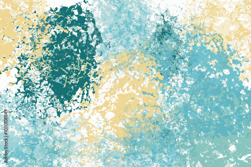 Abstract painting using watercolors. Design for your date, postcard, banner, business card, logo. Vector 