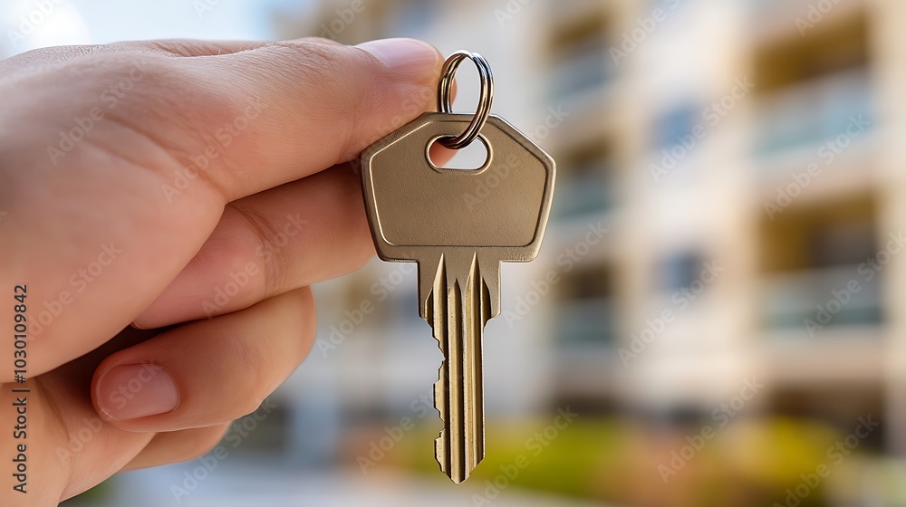 Unlocking New Opportunities: A Key to Your Future Home with A Blurred Apartment Complex Unlocking New Opportunities: A Key to Your Future Home with A Blurred Apartment Complex