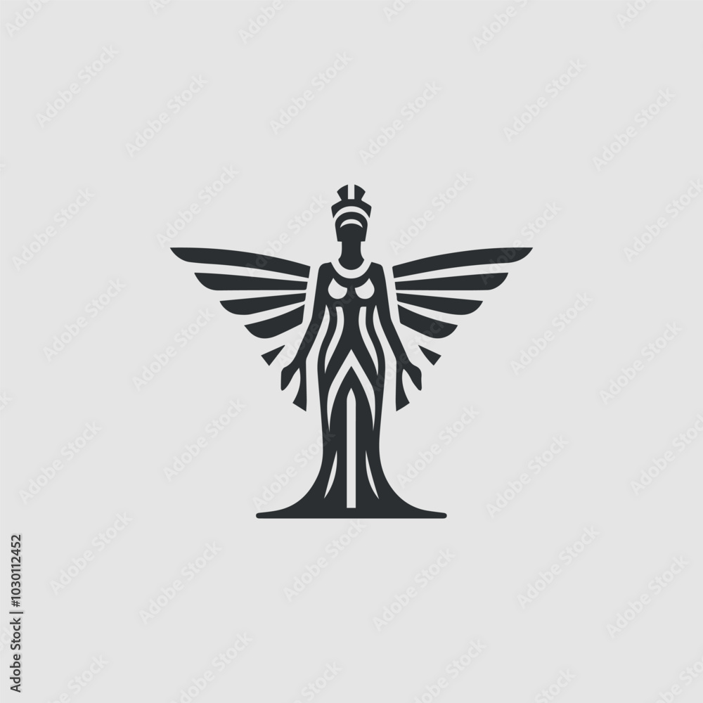 Fototapeta premium Egypt goddess logo