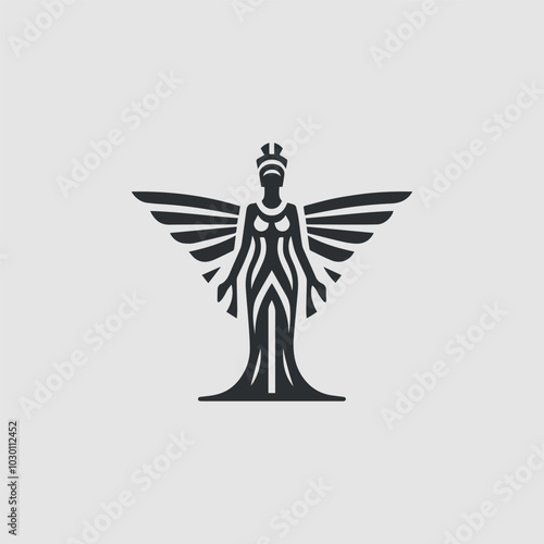 Egypt goddess logo