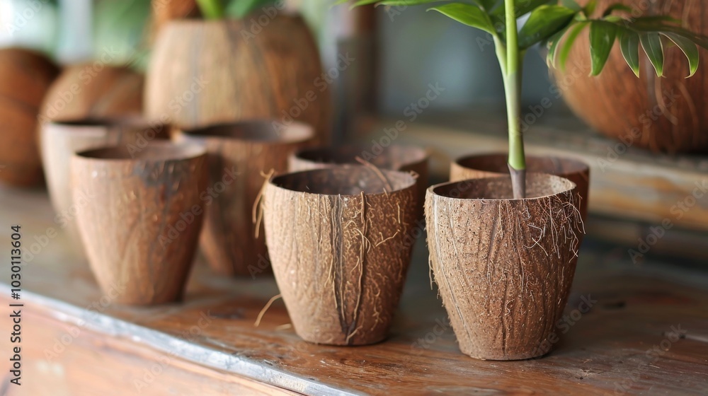 Coconut Coir: A sustainable fiber obtained from coconut husks, coir is utilized for ropes, mats, and pots, naturally enriching soil as it decomposes.
Coconut Coir: A sustainable fiber obtained from coconut husks, coir is utilized for ropes, mats, and pots, naturally enriching soil as it decomposes.