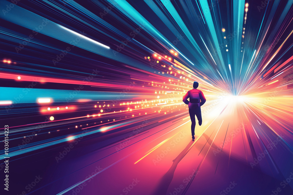 illustration of a highspeed connection. fiber optic cable. Internet connection. illustration of a highspeed connection. fiber optic cable. Internet connection.
