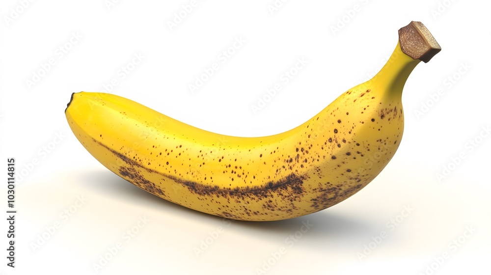 one banana isolated on white background with clipping path. one banana isolated on white background with clipping path.