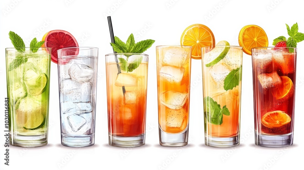 Refreshing Summer Beverages Collection Refreshing Summer Beverages Collection