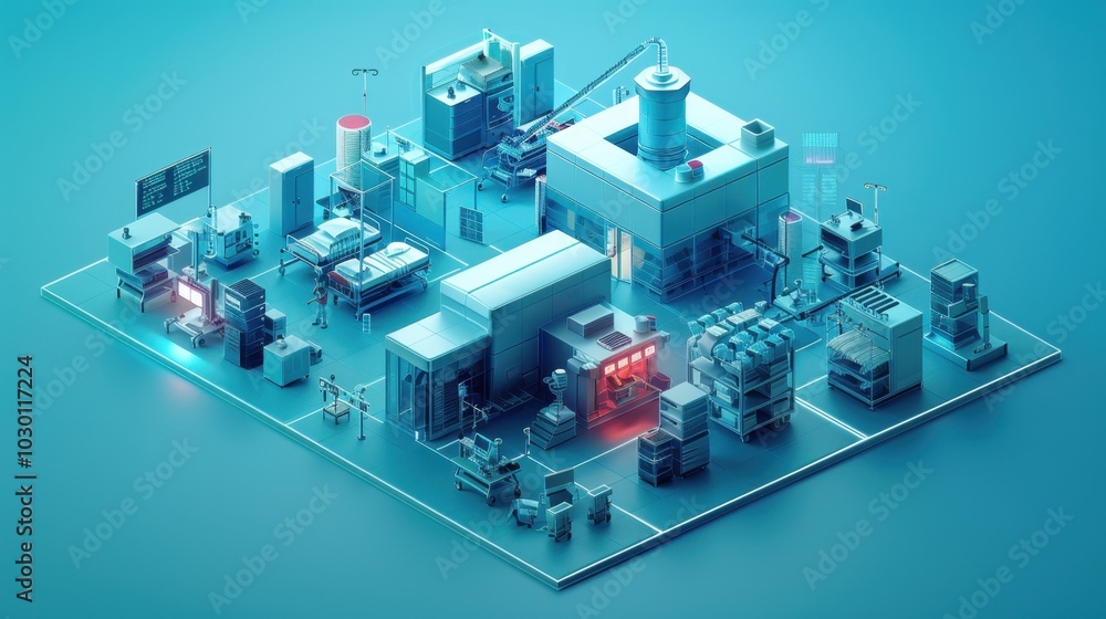 Hospital Digital Twin: A comprehensive digital model that integrates patient data and workflows, designed to optimize hospital operations and enhance patient care quality.
Hospital Digital Twin: A comprehensive digital model that integrates patient data and workflows, designed to optimize hospital operations and enhance patient care quality.