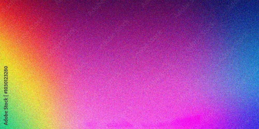Colorful Gradient Background with Noise Texture Effects. glowing  Vibrant grainy gradient background, colorful  noise texture, retro banner poster cover backdrop header design.