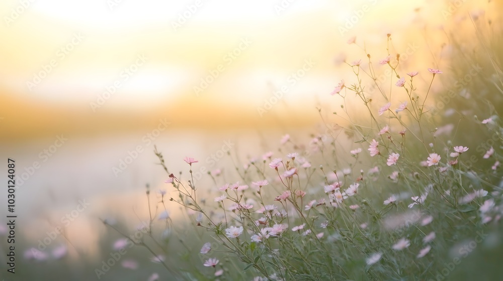 4. **A serene, blurred landscape of soft hues, inviting focus on the central product. 4. **A serene, blurred landscape of soft hues, inviting focus on the central product.