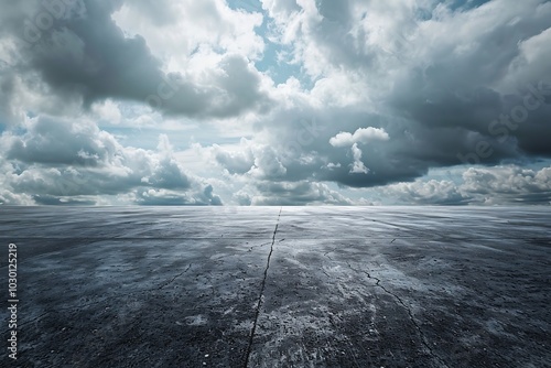 Fototapeta Naklejka Na Ścianę i Meble -  Dark stormy sky over the Baltic sea.
