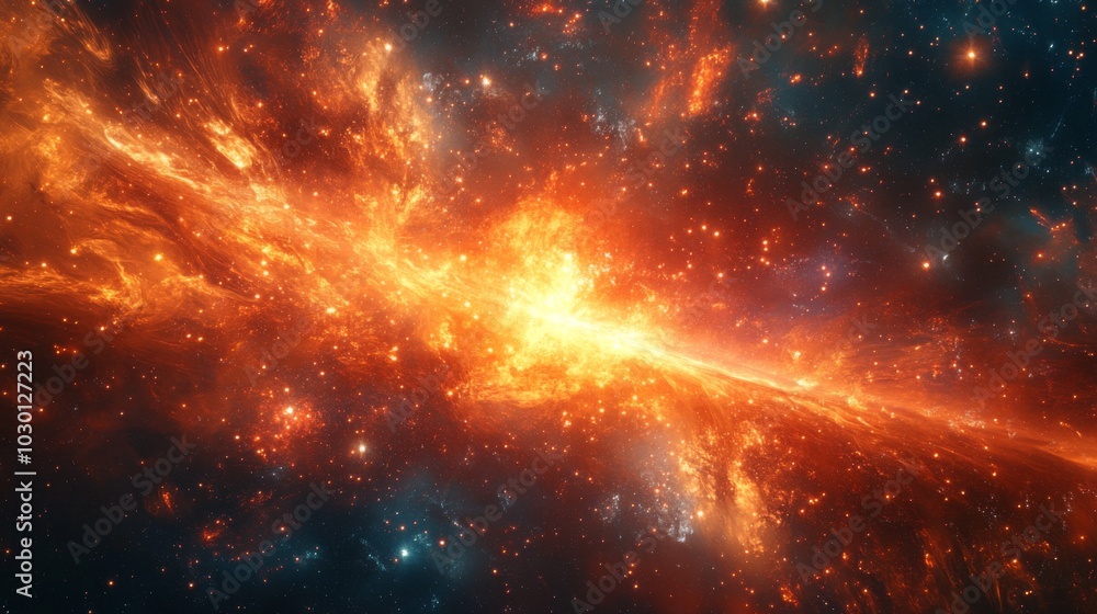 Stunning Cosmic Explosion Stunning Cosmic Explosion