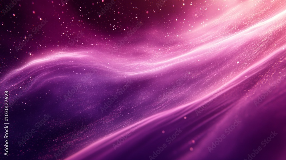 Fototapeta premium Ethereal Cosmic Waves