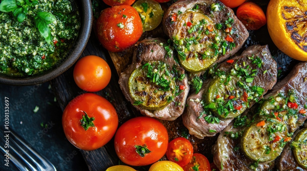 Close-Up of Delicious Ossobuco Alla Milanese Dish Close-Up of Delicious Ossobuco Alla Milanese Dish