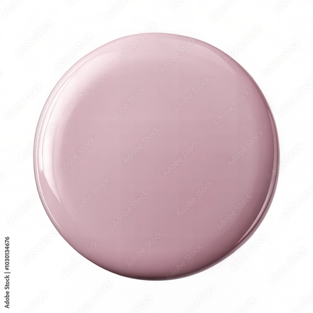 Dusty Rose Nail Polish Circle with Glossy Finish Dusty Rose Nail Polish Circle with Glossy Finish