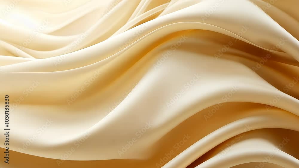 Soft, flowing fabric in warm tones creating a serene and elegant background. Full HD or 4K Footage Video Animation Soft, flowing fabric in warm tones creating a serene and elegant background. Full HD or 4K Footage Video Animation